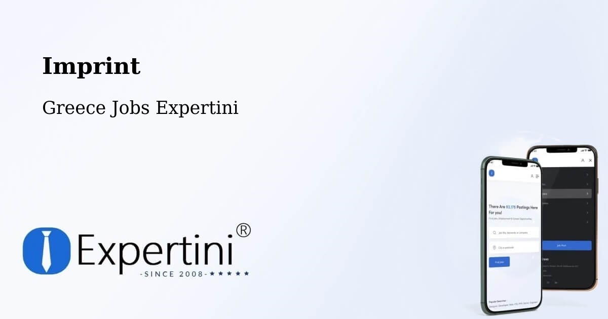 Imprint – Flórina - Greece Jobs Expertini