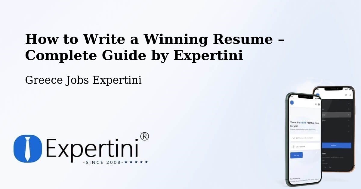 Resume Writing Guide for Job Seekers – Flórina - Flórina, Greece Jobs Expertini