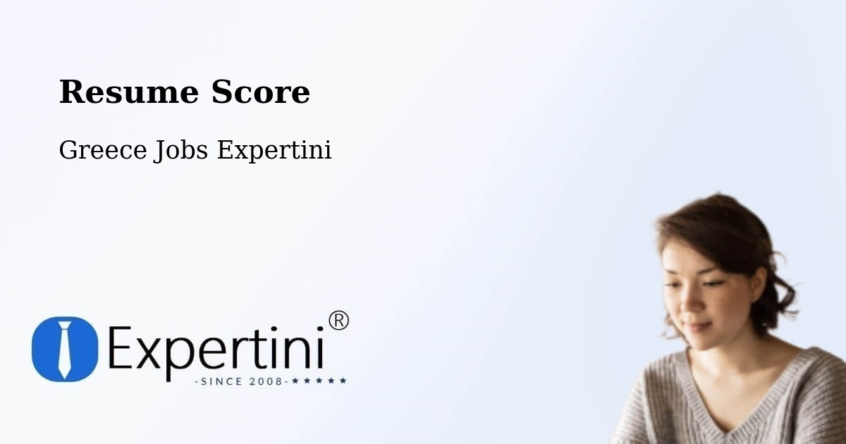 Resume Score & Job Description Match Tool – Flórina - Greece Jobs Expertini